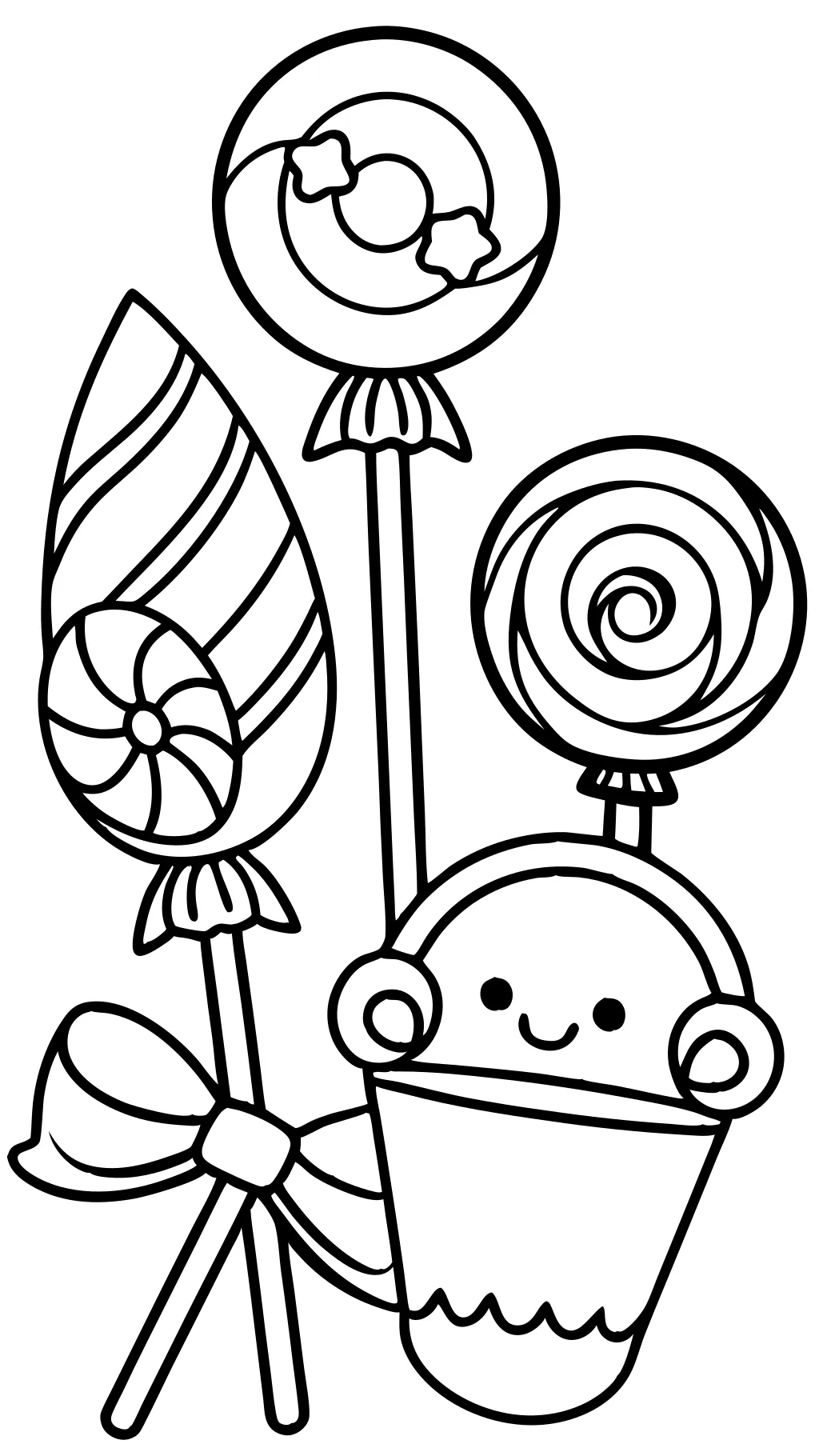 free printable candy coloring pages